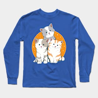 Family Kittens Long Sleeve T-Shirt